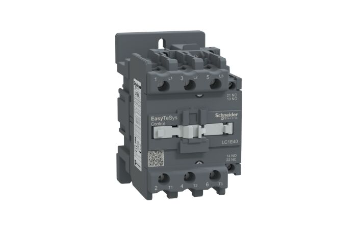 SCHNEIDER Easy TeSys LC1E40M5 Stykač  3P, AC-3, 40A, 220V AC cívka, 50Hz, 1Z+1V