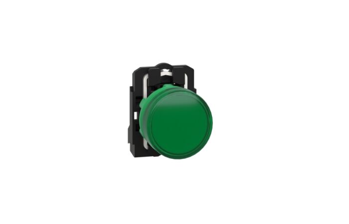 SCHNEIDER Signálka XB5AVM3 s LED 230-240V zelená