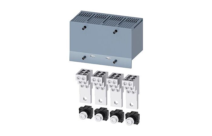 SIEMENS Svorka pro připojení vodičů s kruhovým průřezem 6 vedení 4 ks příslušenství k 3VA2 100/160/250