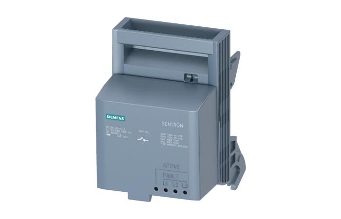 SIEMENS  Víko se signalizací stavu pojistek velikost 000, 3pól, se signalizací EFM10, AC 230-690 V  typ 3NP1923-1GB20