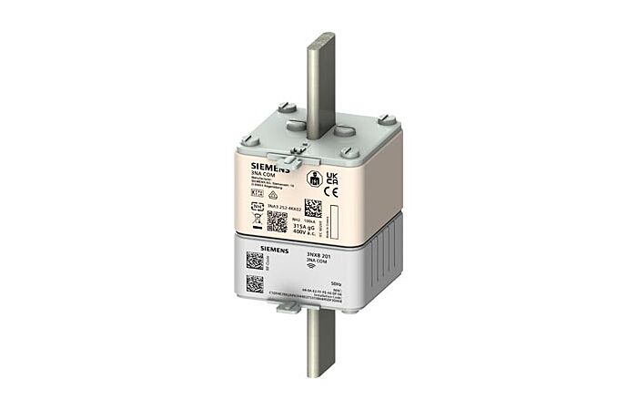 SIEMENS  Pojistková vložka In 100 A, Un AC 400, velikost 2, gG - charakteristika pro všeobecné použití, s měřicím a komunikačním modulem  typ 3NA3230-4KK01