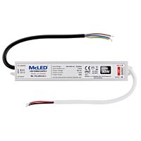 MCLED Napaječ LED 30W, DC24V/1,25A, hliníkové provedení, IP67
