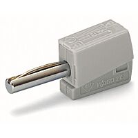 WAGO Konektor 215-811 Banánkový Pro průměr zásuvky 4 mm, šedá