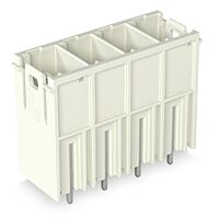WAGO Konektor 832-3604 s pájecími piny THT Pájecí kontakt 1,2 × 1,2 mm Rovné provedení, šedá