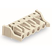 WAGO Svorka 722-837/039-000 Pružinová THT Úhlové provedení Rozteč 7,5 mm, šedá
