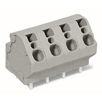 WAGO Svorka 745-3157 na desky plošných spojů 4 mm² Rozteč 7,5 mm, šedá