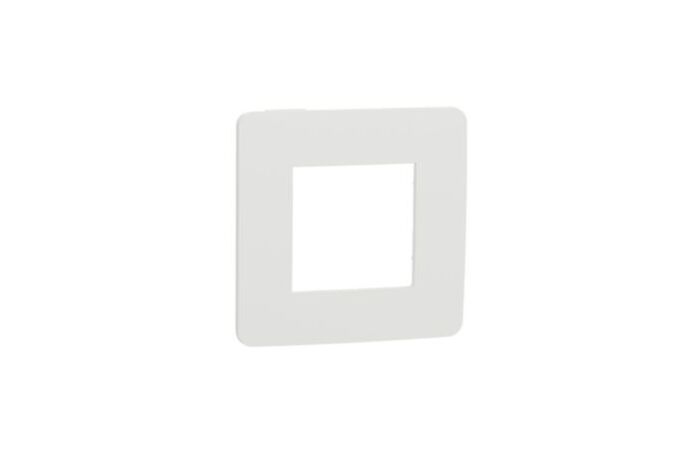 SCHNEIDER Rámeček Unica Color jednonásobný, bílý/bílý