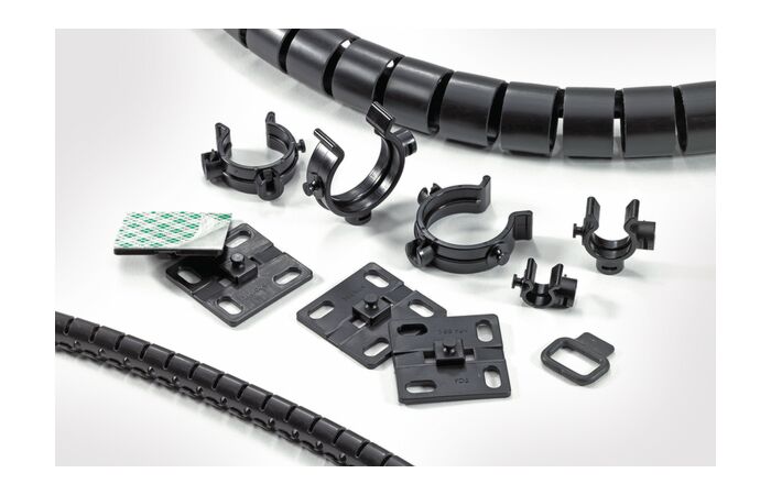 HELLERMANNTYTON Příchytka HWCLIP30 PA66HIRHS BK (50ks)