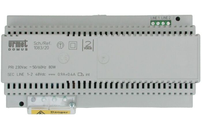 URMET Zdroj 1083/20A pro systém 1083, 10 DIN modulů