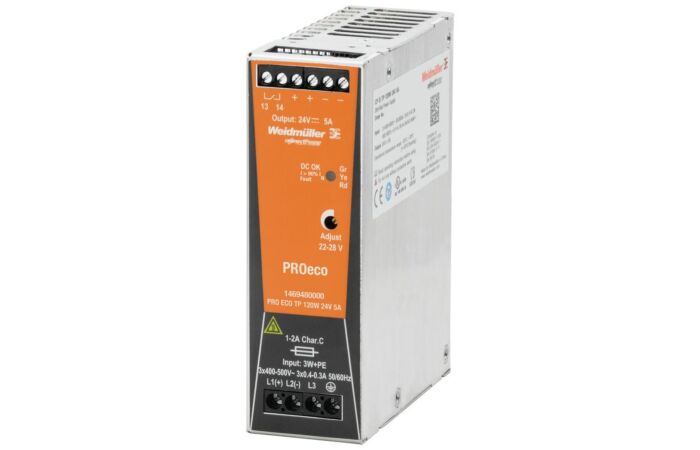 Zdroj Weidmuller PRO ECO 120W 24V 5A