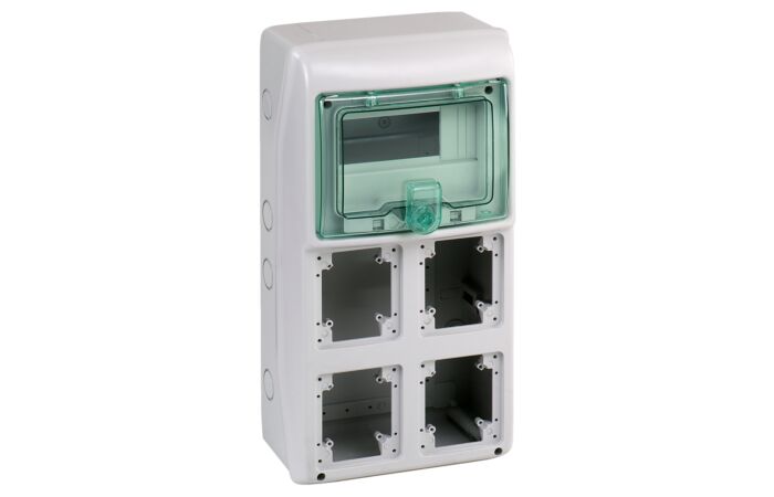 SCHNEIDER Skříň KAEDRA 13154 zásuv. 8TE IP65