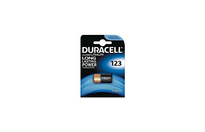 DURACELL Baterie LITHIUM ULTRA CR123A 3V blistr 1ks