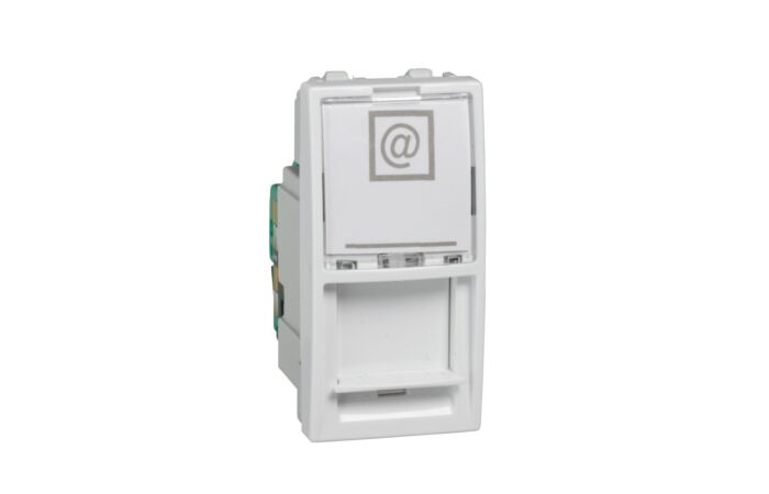SCHNEIDER Zásuvka Unica dat. RJ45 5eUTP polar 1 modul