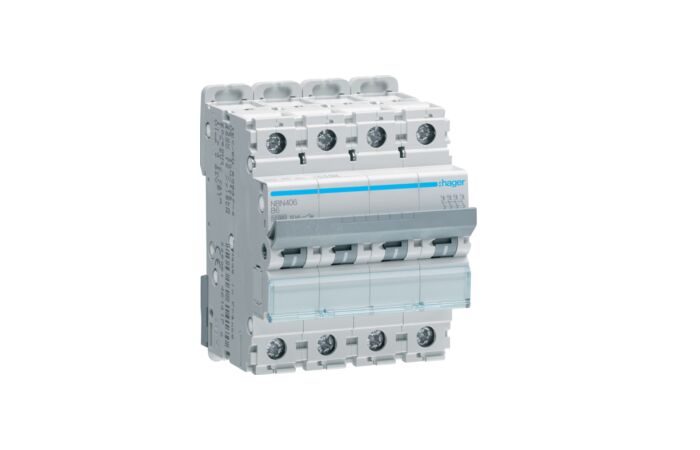 HAGER Jistič 6B/4 NBN406 10kA