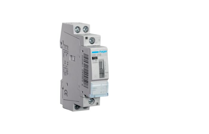 HAGER Relé ERC218 16A/230V 1S+1R instalační