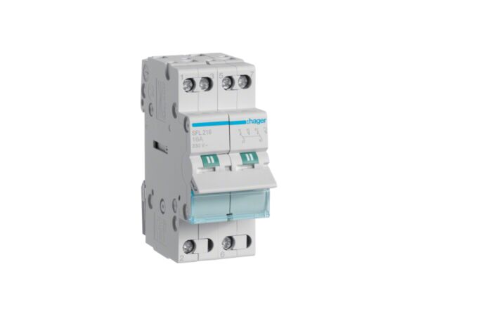 Spínač HAGER SFL216 16A 2P