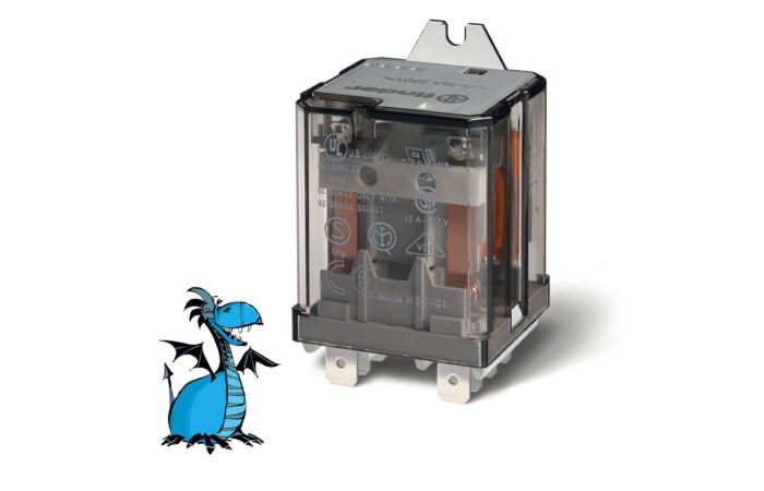 FINDER Relé 62.82.8.230.0300, 2Z/16A, 230V AC