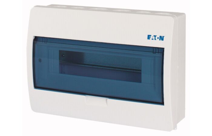 EATON Skříň BC-O-1/12-ECO, 12TE, na omítku, průhledná dvířka, IP40