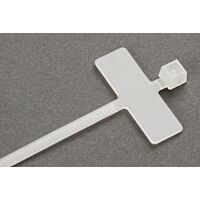 SAPISELCO Pásek vázací 100x2,5 popisovací štítek, bílá (100ks)