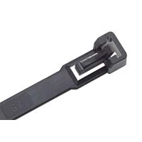 SAPISELCO Pásek vázací 280x7,5 otevíratelný, bílá (100ks)