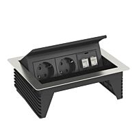 OBO BETTERMANN Stolní zásuvkový box DBK2-D3 D2S2K