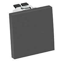 OBO BETTERMANN Tlačítko, 10 A, 250 V černošedá RAL 7021, Polykarbonát, PC  typ TA-WB SWGR1