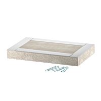 OBO BETTERMANN Koncový díl, pro PYROLINE Con, 200x120, šedá Odlehčený beton se skleněnými vlákny  typ PLCD E061220