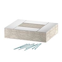 OBO BETTERMANN Koncový díl, pro PYROLINE Con, 100x80, šedá Odlehčený beton se skleněnými vlákny  typ PLCD E090810