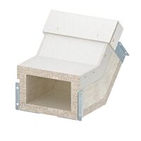 OBO BETTERMANN Svislý oblouk, stoupající, pro PYROLINE Con, 200x120, šedá Odlehčený beton se skleněnými vlákny  typ PLCS VR061220