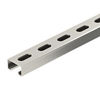 OBO BETTERMANN Profilová lišta, děrovaná, výřez 18mm, 6000x40x22,5, Nerez, materiál 1.4571 A4, 1.4571 bez povrch. úpravy, dodatečně ošetřeno typ MS4022P6000A4