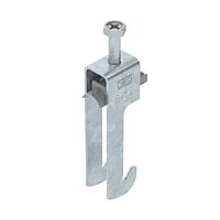 OBO BETTERMANN Třmenová příchytka, 1-nás, 8-12mm, Ocel, St, žárově zinkováno ponorem, DIN EN ISO 1461 typ BS-W1-K-12 FT
