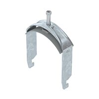 OBO BETTERMANN Třmenová příchytka, 1-nás, 90-100mm, Ocel, St, žárově zinkováno ponorem, DIN EN ISO 1461 typ BS-U1-K-100 FT