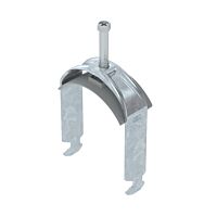 OBO BETTERMANN Třmenová příchytka, 1-nás, 70-76mm, Ocel, St, žárově zinkováno ponorem, DIN EN ISO 1461 typ BS-H1-K-76 FT