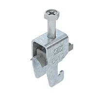 OBO BETTERMANN Třmenová příchytka, 1-nás, 8-12mm, Ocel, St, žárově zinkováno ponorem, DIN EN ISO 1461 typ BS-U1-K-12 FT
