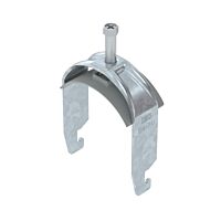 OBO BETTERMANN Třmenová příchytka, 1-nás, 64-70mm, Ocel, St, žárově zinkováno ponorem, DIN EN ISO 1461 typ BS-U1-K-70 FT