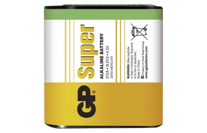 GP Baterie plochá ALKALINE 3LR12 (312A) 4,5V