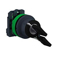 SCHNEIDER XB5FG21 Ovl. Otočný se zámkem, zapuštěné