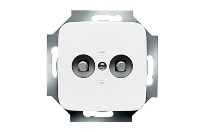 ABB REFLEX SI Dvojzásuvka 2095 UC-214 svorka pro vyrovnání potenciálů dvojnásobná, zapuštěná, alpská bílá
