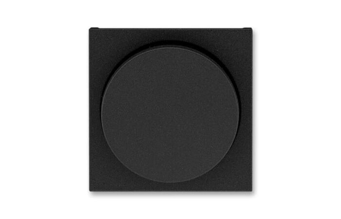 ABB LEVIT Ovladač 3294H-A00123 63 stmívače s otočným ovládáním, s upevňovací maticí, onyx/kouřová černá