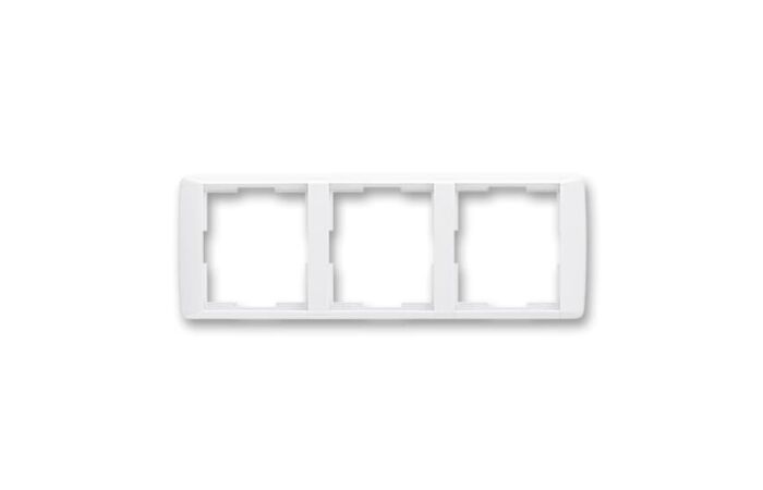 ABB ELEMENT Rámeček 3901E-A00130 03 trojnásobný, vodorovný, bílá/bílá