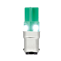 SIRENA Žárovka TWS LED BA15D, 12V, zelena, LD4.