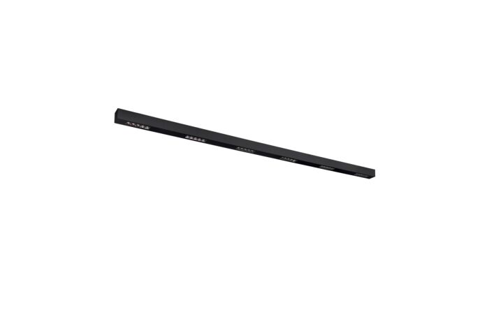 Q-LINE CL, LED vnitřní stropní nástavbové svítidlo, 2m, BAP, černá, 3000K