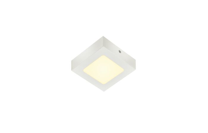 SENSER 12, Indoor, stropní LED svítidlo, hranaté, bílé