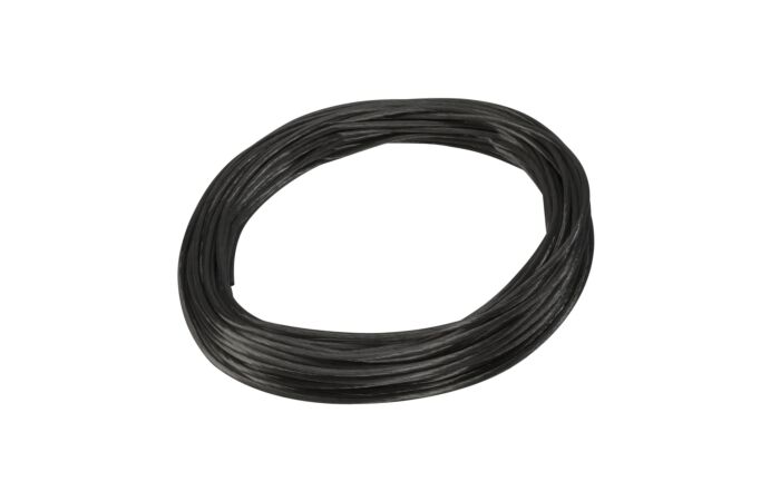 NÍZKONAPĚŤOVÉ LANO, pro nízkonapěťový lanový systém TENSEO, černý, 4 mm², 20 m
