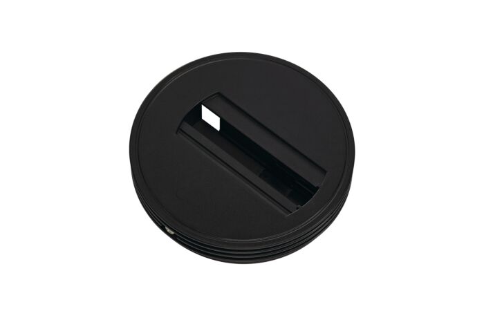 Ceiling canopy for 1-circuit adapter, black