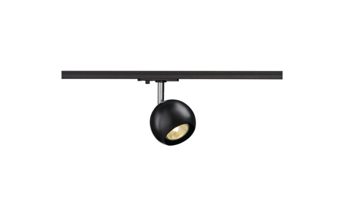 SLV Svítidlo LIGHT EYE 50W GU10 bodové 1fázový systém IP20 černá/chrom
