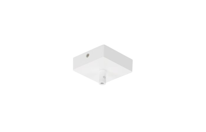 SLV Rozeta stropní pro GLENOS  8,5x8,5x2,7 cm, s odlehčovacím profilem bílá mat