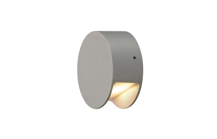SLV Svítidlo LED PEMA 3,8W 190lm 3000K nástěnné IP55 stříbrnošedá