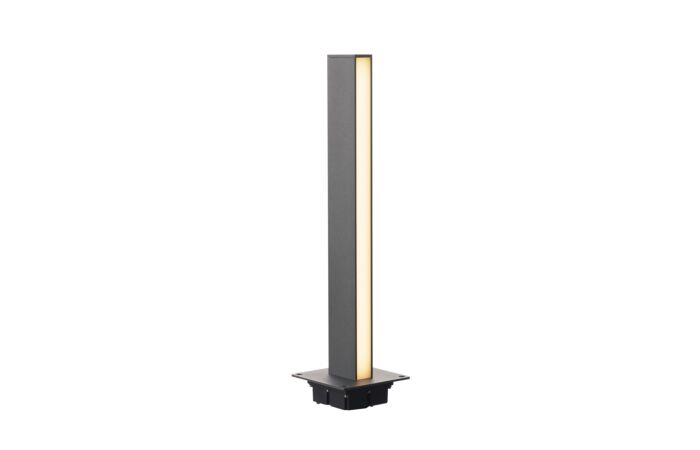 SLV Svítidlo LED H-POL 60 18W 700lm 3000K stojací lampa 66cm IP65 antracit