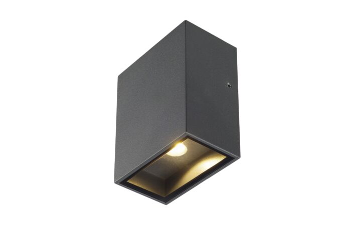 SLV Svítidlo LED QUAD 1 XL 3,2W 260lm 3000K nástěnné IP44 antracit